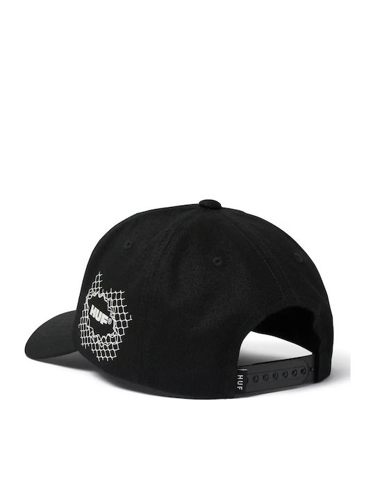Huf 4 Dawgs Snapback Hat Unisex Καπέλο Cotton Black Ht00888-black
