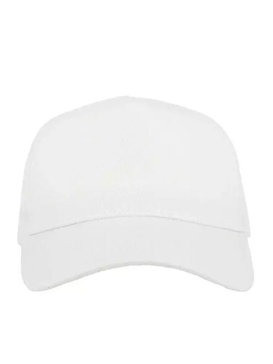 Atlantis Rapper Cotton Πεντάφυλλο Καπέλο Τζόκεϊ Κωδ Rapper Cotton White White