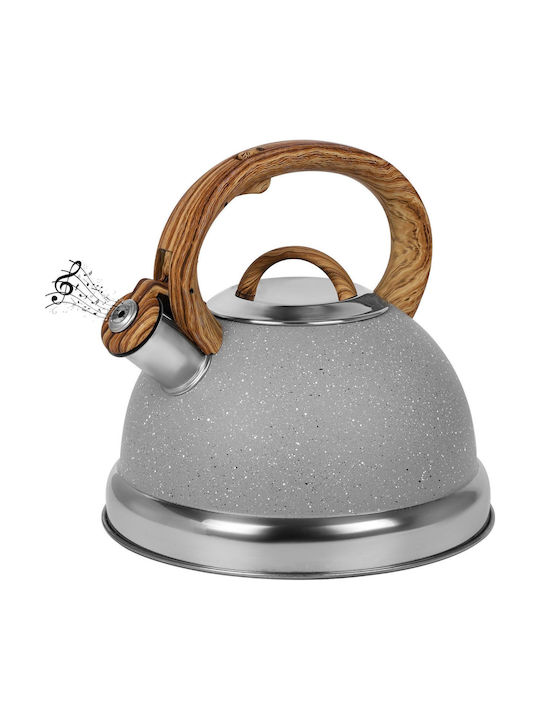 Belle Vous Wasserkocher Edelstahl Gray 3000ml