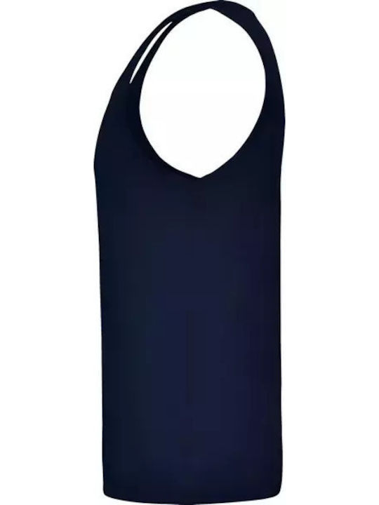 Roly Men's Sleeveless Promotional Blouse Navy Blue