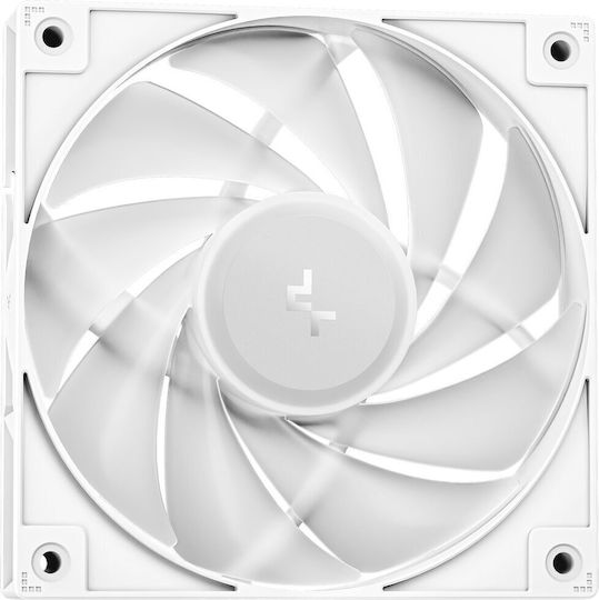 Deepcool LE240 v2 Water Cooling AIO CPU With 2 Fans 120mm And ARGB Lighting White
