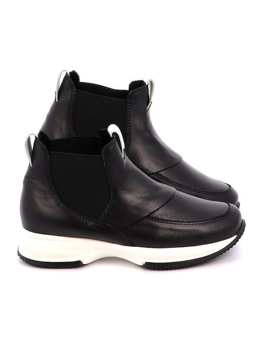 Leather Women's Chelsea Boots Black