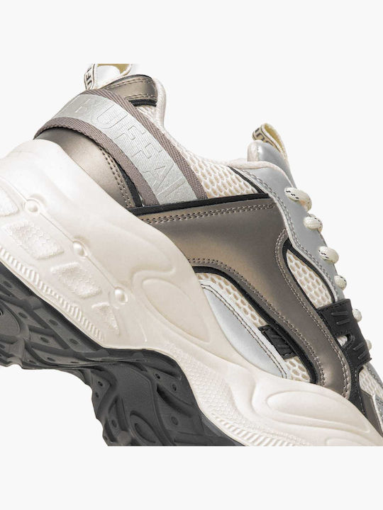 Yuno Γυναικεία Sneakers Ασημί