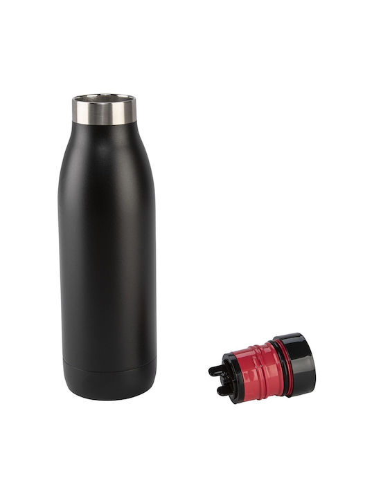 Emsa Παγούρι Ανοξείδωτο 500ml Μαύρο