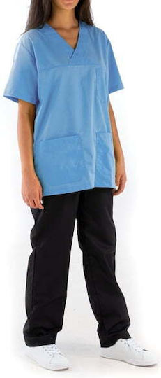 Women's Black Pants & Blouse Set