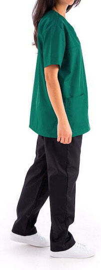 Women's Green Pants & Blouse Set