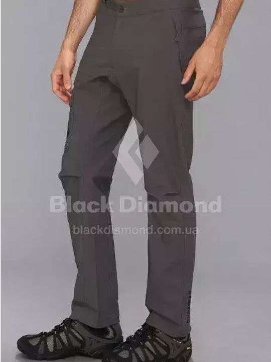 Black Diamond Ανδρικό Μακρύ Παντελόνι Πεζοπορίας Μαύρο