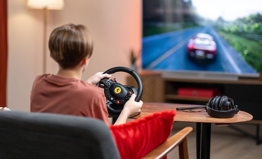 Thrustmaster T98 Ferrari 296 GTS Τιμονιέρα με Πετάλια για PC
