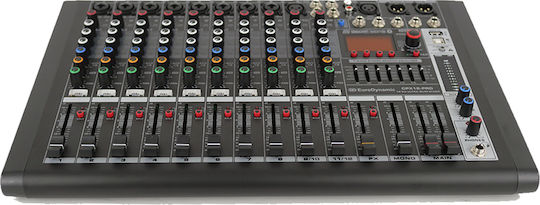 EuroDynamic CPX-12 PRO Αναλογικός Μίκτης 12 Καναλιών & Bluetooth