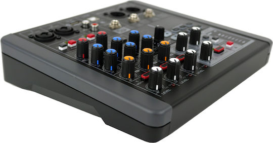 EuroDynamic AMS-4 Ψηφιακός Μίκτης 4.0 Καναλιών με Phantom Power & 2 Εισόδους XLR & Bluetooth