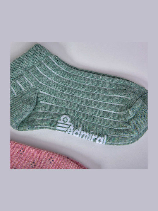 Admiral Kids' Socks Green 4 Pairs