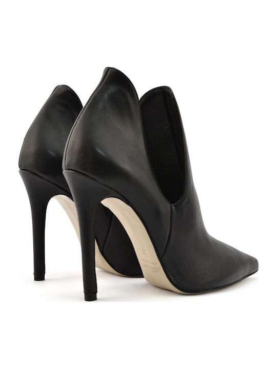 Women's Ankle Boots with High Heel Black