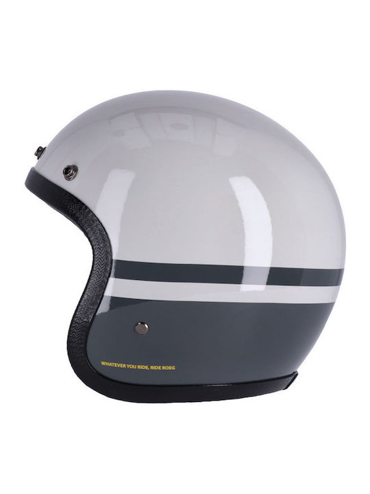 Roeg Jettson 2.0 Fog Line Motorradhelm Jet ECE 22.06 mit Sonnenblende