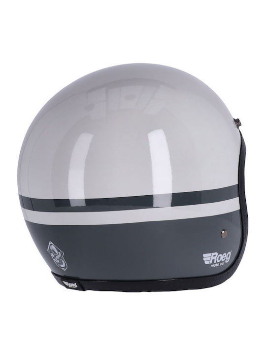Roeg Jettson 2.0 Fog Line Motorradhelm Jet ECE 22.06 mit Sonnenblende