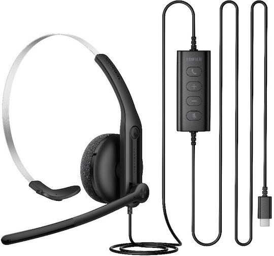 Edifier CC100 On Ear Multimedia Ακουστικά με μικρόφωνο και σύνδεση USB-C