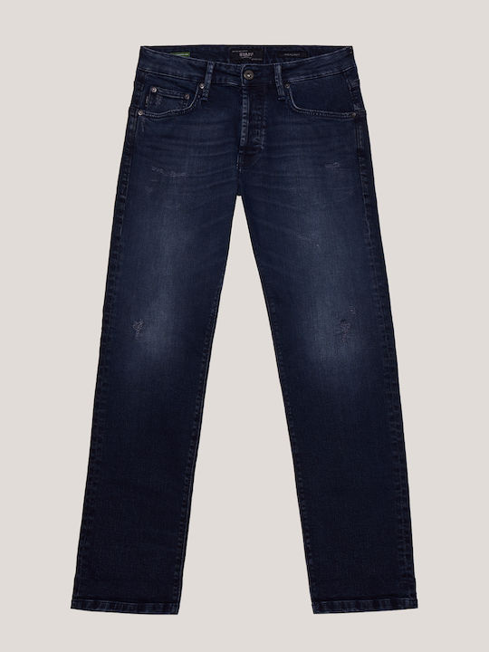 Simon Men's Jeans Pants with Regular Fit Blue