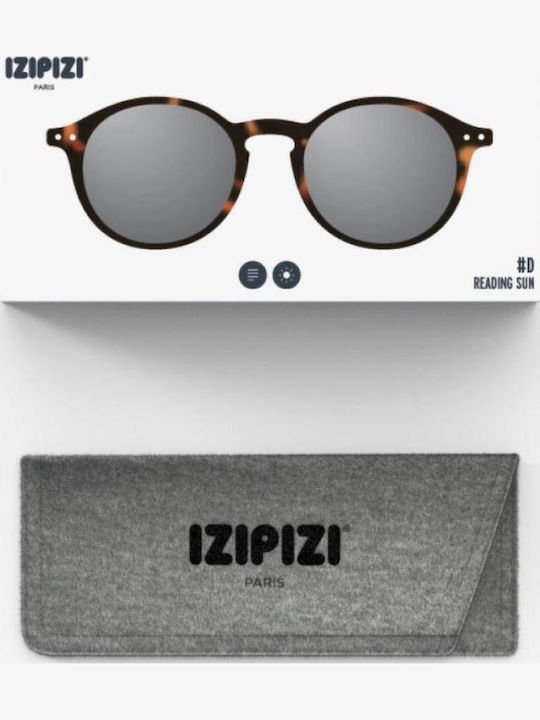 Izipizi Unisex Γυαλιά Ηλίου με Καφέ Ταρταρούγα Κοκκάλινο Σκελετό