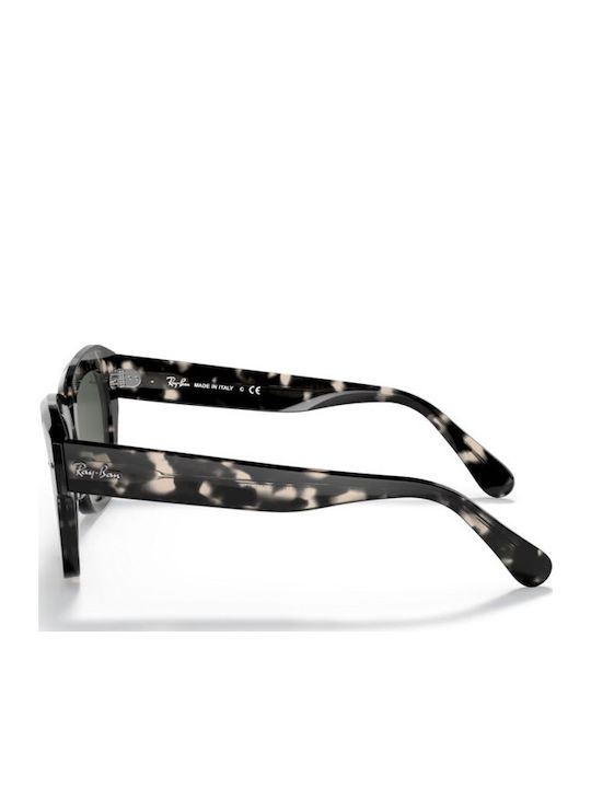 Ray Ban State Street Women's Sunglasses with Brown Tartaruga Plastic Frame and Black Gradient Lens RB2186 133371
