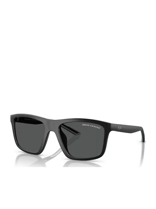 Armani Exchange Ανδρικά Γυαλιά Ηλίου με Μαύρο Κοκκάλινο Σκελετό και Γκρι Φακό AX4149SU 805887