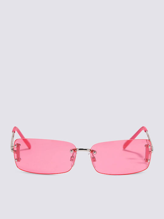 Vans Herren Sonnenbrille mit Rosa Metall Gestell und Rosa Linse VN000GMYC9L