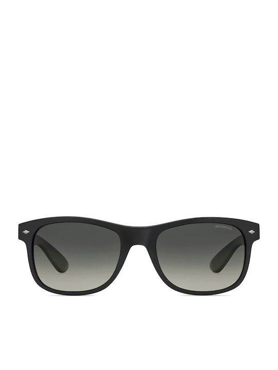Polaroid Men's Sunglasses with Black Plastic Frame and Black Polarized Lens PLD1015/S DL5/LB