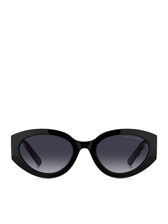 Marc Jacobs Damen Sonnenbrille mit Schwarz Kunststoff Gestell und Schwarz Verlaufsfarbe Linse MARC 694/G/S 08A