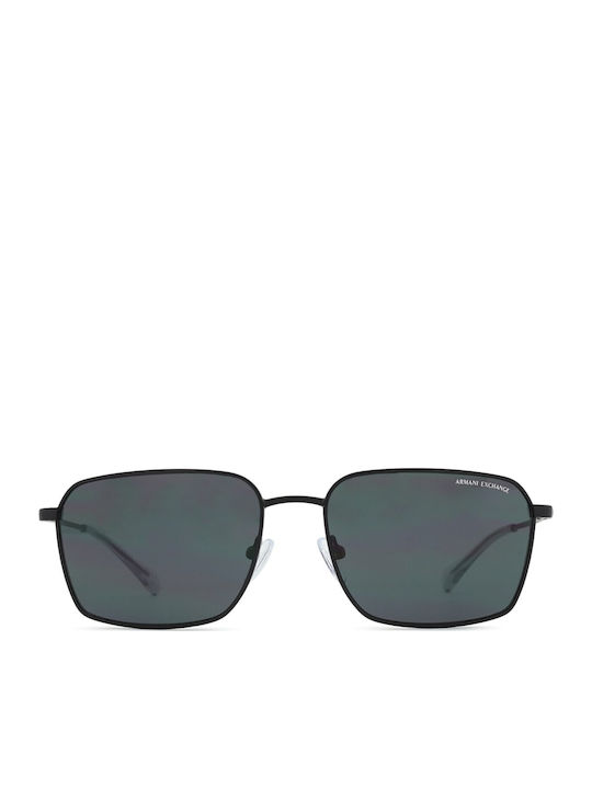 Armani Exchange Мъжки Слънчеви Очила с Черна Метална Рамка и Сиви Стъкла AX2053S 600087