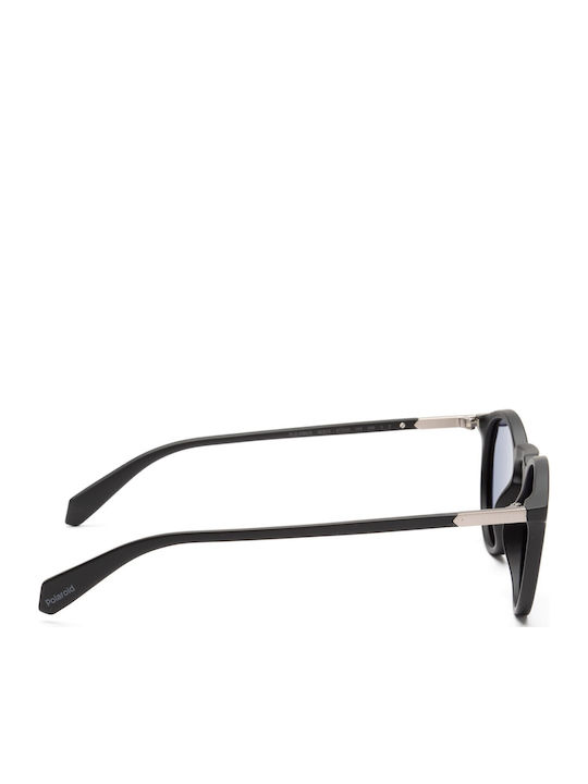 Polaroid Men's Sunglasses with Black Plastic Frame and Blue Lens PLD2086S 003/C3