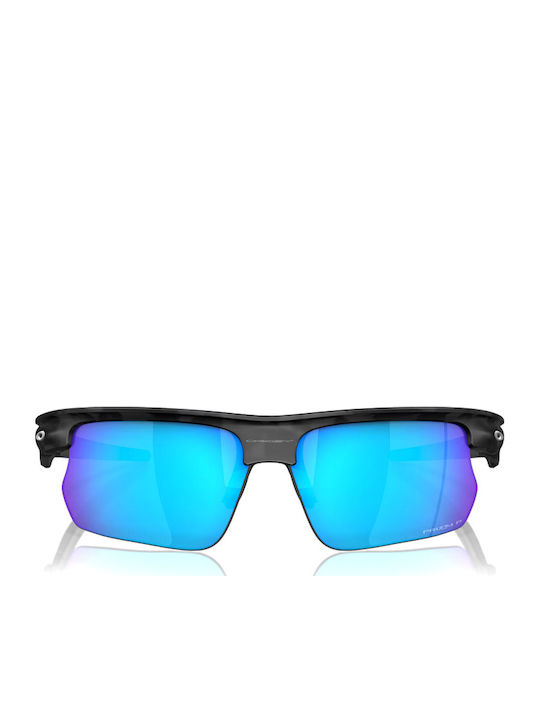Oakley Prizm Sapphire Мъжки Слънчеви Очила с Черна Пластмасова Рамка и Сини Поляризирани Огледални Стъкла OO9400-05