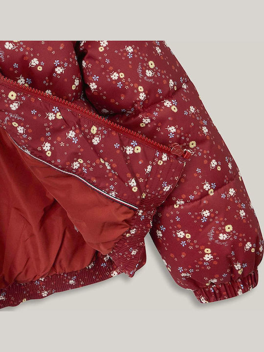 Kinder Freizeitjacke mit Kapuze Red