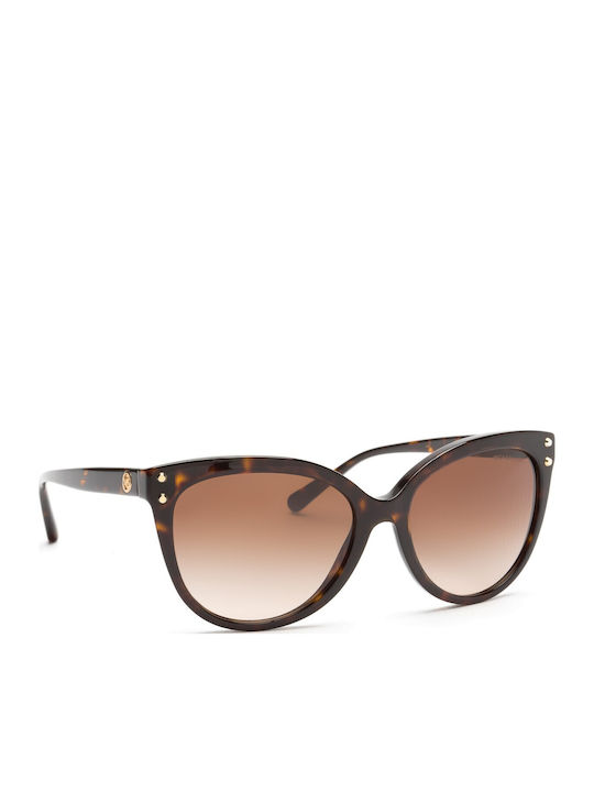 Michael Kors Jan Feminini Ochelari de soare cu Maro Cadru și Maro Degrade Polarized Oglindă Lentilă