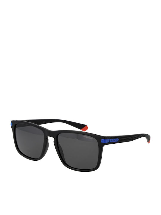 Polaroid Unisex Ochelari De Soare Cu Ramă Neagră Din Plastic Și Lentile Gri Polarized PLD2088/S 0VK/M9