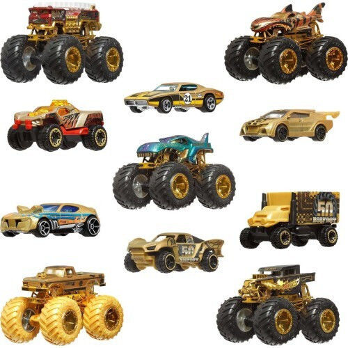 Hot Wheels Monstertrucks Trophy Champions Collection Jdw07