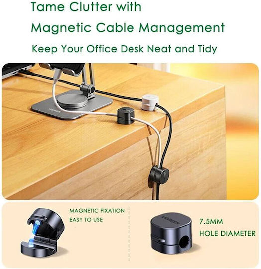 Cable Holder Magnetic Ugreen Lp886 45797 Black