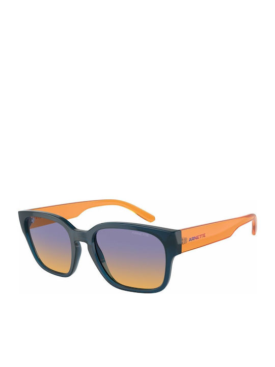 Arnette Unisex Γυαλιά Ηλίου με Μπλε Κοκκάλινο Σκελετό και Πολύχρωμο Ντεγκραντέ Φακό AN4325 29012H
