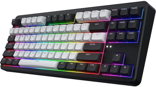 HATOR Rockfall 3 Ασύρματο Gaming Μηχανικό Πληκτρολόγιο Tenkeyless με Hator Aurum Orange διακόπτες και RGB φωτισμό (Αγγλικό US)