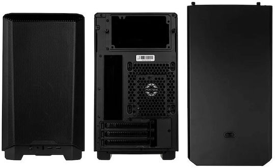 Phanteks Eclipse P200A Performance Edition Gaming Mini-Turm Computergehäuse mit Seitenfenster Schwarz