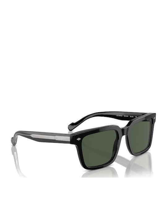Vogue Men's Sunglasses with Black Horn-Rimmed Frame and Brown Polarized Lenses VO5573S W44/9A