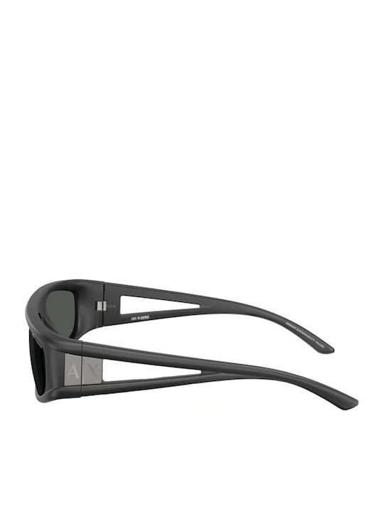 Armani Exchange Мъжки Слънчеви Очила с Черна Пластмасова Рамка и Сиви Стъкла AX4159SU 838487