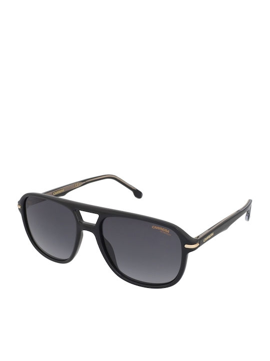 Carrera Men's Sunglasses with Black Horn-Rimmed Frame and Grey Gradient Lens 279/S 2M29O