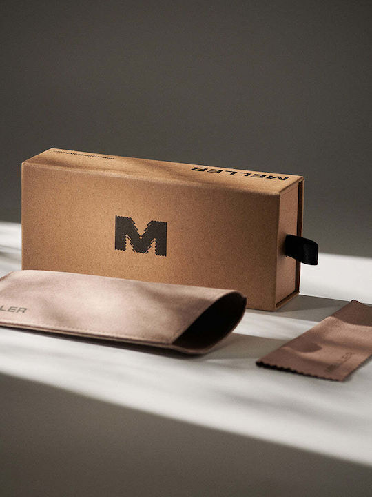 Meller Endo Unisex Sonnenbrille mit Gold Metall Gestell und Grün Polarisiert Linse EN-GOLDOLI