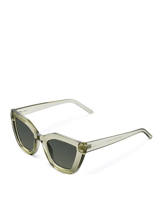 Meller Azalee Women's Sunglasses with Plastic Frame Champagne Olive AZ-SMOKYOLI