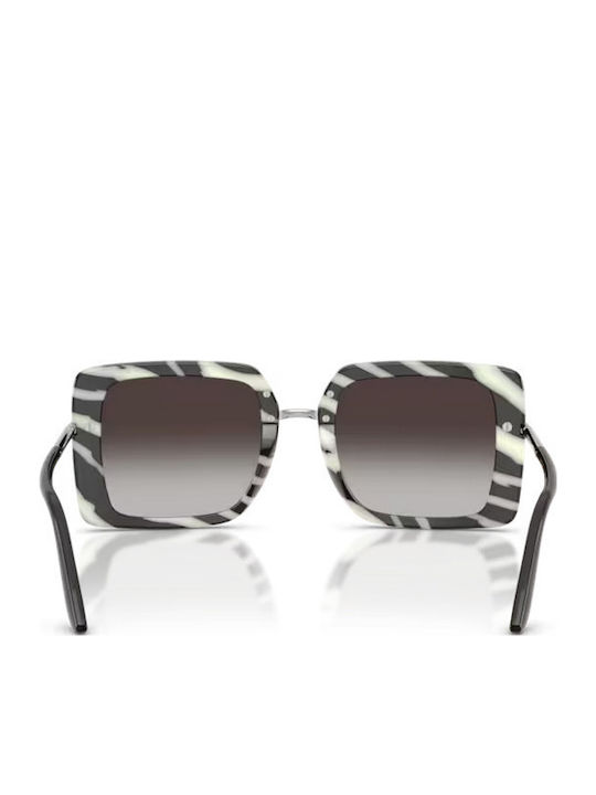Dolce & Gabbana Women's Sunglasses with Black Frame and Gray Gradient Lens DG4491 33728G
