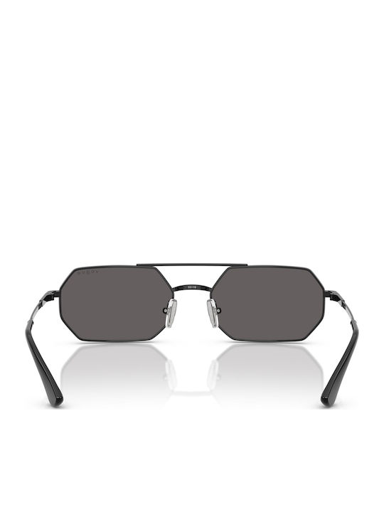 Vogue Men's Sunglasses with Black Metal Frame and Gray Lens VO4329S 352/87
