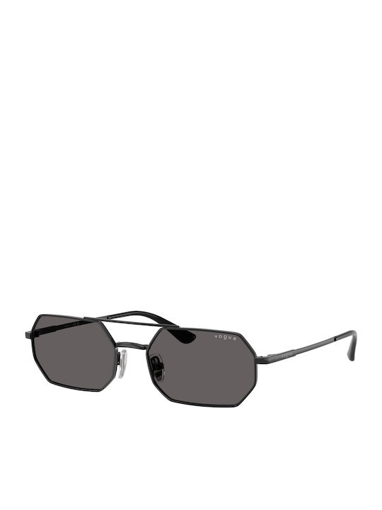 Vogue Men's Sunglasses with Black Metal Frame and Gray Lens VO4329S 352/87