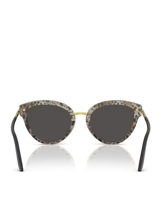 Dolce & Gabbana Дамски Слънчеви Очила с Черна Рамка и Черни Преливащи Стъкла DG4492 32998G