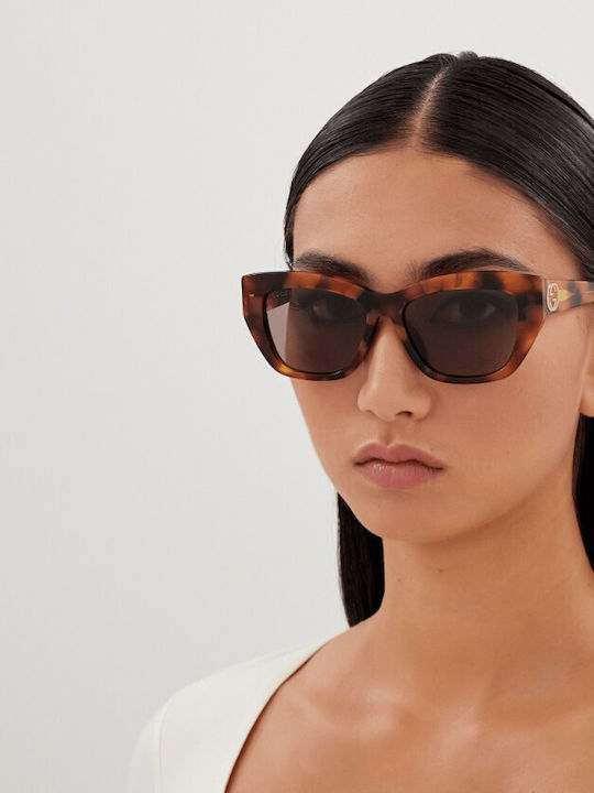 Gucci Sunglasses Μαύρα with Acetate Frame & Black Lens Gucci Sunglasses Μαύρα with Acetate Frame & Black Lens