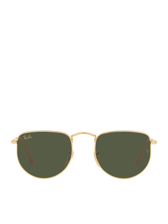 Ray Ban Elon Unisex Γυαλιά Ηλίου με Χρυσό Μεταλλικό Σκελετό και Πράσινο Φακό RB3958 919631