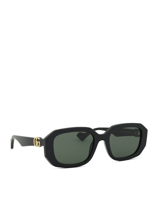 Gucci Woman Sunglasses With Black Horn-Rimmed Frame And Grey Lens GG1535S 001