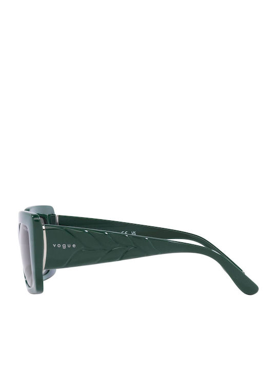 Vogue Women's Sunglasses with Green Plastic Frame and Gray Gradient Lens VO5481S 3050/11